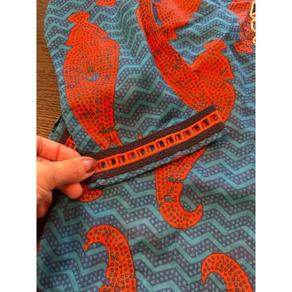 Tory Burch V-Neck Shirt multicolor paisley tunic